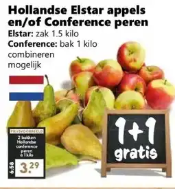 CoopCompact Hollandse Elstar appels en/of Conference peren aanbieding
