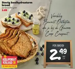 CoopCompact Stevig koolhydraatarm brood aanbieding