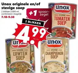 CoopCompact Unox originele en/of stevige soep aanbieding