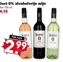 CoopCompact Just 0% alcoholvrije wijn aanbieding