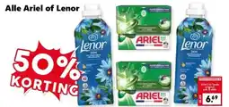 CoopCompact Alle Ariel of Lenor aanbieding