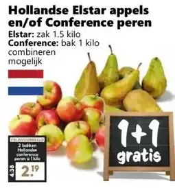 Coop Hollandse Elstar appels en/of Conference peren aanbieding