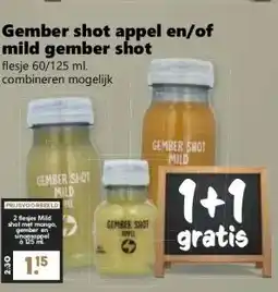Coop Gember shot appel en/of mild gember shot aanbieding