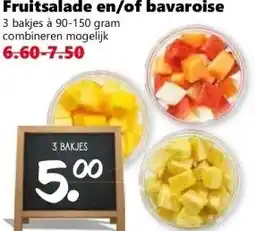 Coop Fruitsalade en/of bavaroise aanbieding