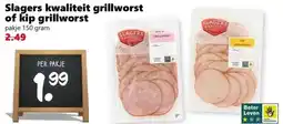 Coop Slagers kwaliteit grillworst of kip grillworst aanbieding
