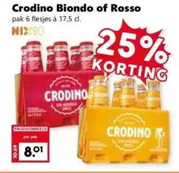 Coop Crodino Biondo of Rosso aanbieding