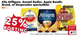 Coop Alle Affligem, Amstel Radler, Apple Bandit, Brand, of Desperados speciaalbier aanbieding