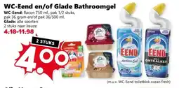 Coop WC-Eend en/of Glade Bathroomgel aanbieding