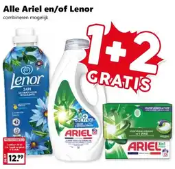 Coop Alle Ariel en/of Lenor aanbieding