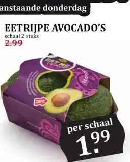 Coop EETRIJPE AVOCADO'S aanbieding