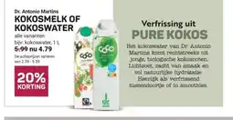 Ekoplaza KOKOSMELK OF KOKOSWATER aanbieding