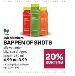Ekoplaza SAPPEN OF SHOTS aanbieding