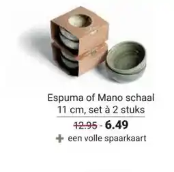 Ekoplaza Espuma of Mano aanbieding