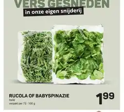 Ekoplaza RUCOLA OF BABYSPINAZIE aanbieding