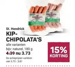 Ekoplaza KIP-CHIPOLATA'S aanbieding