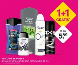 DA Axe, Dove en Rexona aanbieding