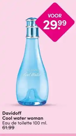 DA Davidoff Cool water woman aanbieding