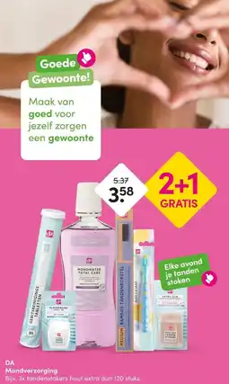 DA DA Mondverzorging aanbieding