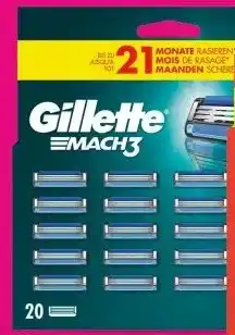 DA Gillette Mach 3 aanbieding