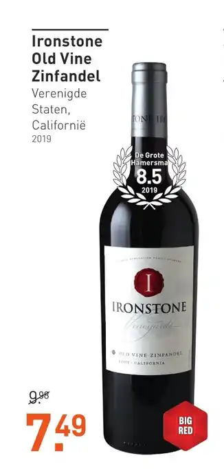 Gall & Gall Ironstone Old Vine Zinfandel Verenigde Staten, Californie 2019 aanbieding