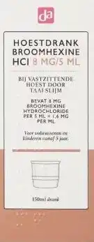 DA hoestdrank broomhexine 8 mg/5 ml aanbieding
