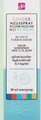 DA neusspray kind xylometazoline aanbieding