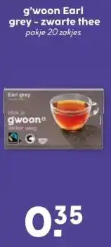 Boon`s Markt g'woon Earl grey - zwarte thee aanbieding