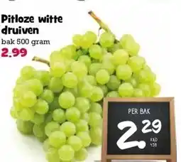Boon`s Markt Pitloze witte druiven aanbieding