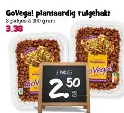 Boon`s Markt GoVega! plantaardig rulgehakt aanbieding