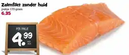 Boon`s Markt Zalmfilet zonder huid aanbieding