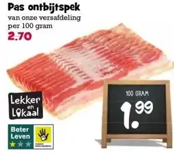 Boon`s Markt Pas ontbijtspek aanbieding