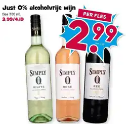 Boon`s Markt Just 0% alcoholvrije wijn aanbieding