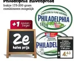 Boon`s Markt Philadelphia zuivelspread aanbieding