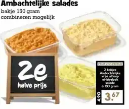 Boon`s Markt Ambachtelijke salades aanbieding