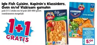 Iglo Fish Cuisine, Kapitein's Klassiekers, Oven en/of Viskraam garnalen