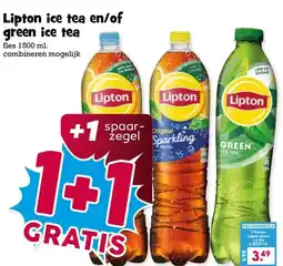 Boon`s Markt Lipton ice tea en/of green ice tea aanbieding