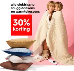 HEMA alle elektrische snuggledekens en warmtekussens aanbieding