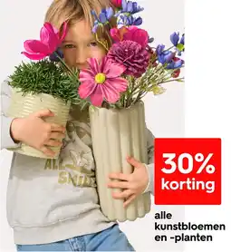 HEMA alle kunstbloemen en planten aanbieding