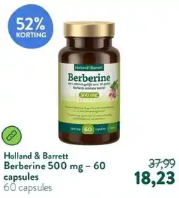 Holland & Barrett Berberine 500 mg – 60 capsules aanbieding