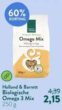 Holland & Barrett Biologische Omega 3 Mix aanbieding