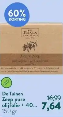 Holland & Barrett Zeep pure olijfolie + 40% laurierolie aanbieding