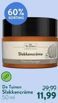 Holland & Barrett Slakkencrème aanbieding