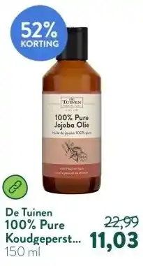 Holland & Barrett 100% Pure Koudgeperste Jojoba Olie aanbieding