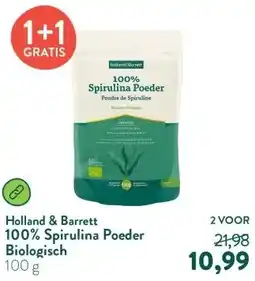 Holland & Barrett 100% Spirulina Poeder Biologisch aanbieding