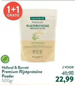 Holland & Barrett Premium Rijstproteïne Poeder aanbieding