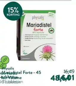 Holland & Barrett Mariadistel Forte - 45 tabletten aanbieding