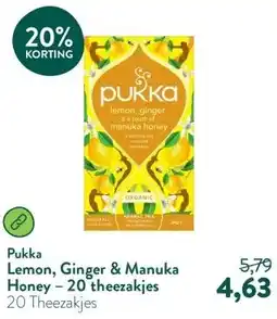 Holland & Barrett Lemon, Ginger & Manuka Honey – 20 theezakjes aanbieding