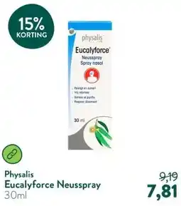 Holland & Barrett Eucalyforce Neusspray aanbieding