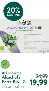Holland & Barrett Alcachofa Forte Bio - 20 drinkampullen aanbieding