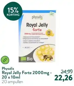 Holland & Barrett Royal Jelly Forte 2000mg - 20 x 10ml aanbieding